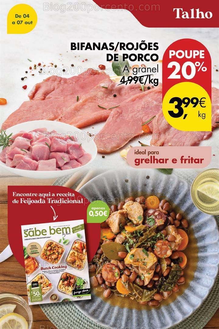 Antevisão Folheto PINGO DOCE Promoções Fim de Semana - 5 a 6 outubro