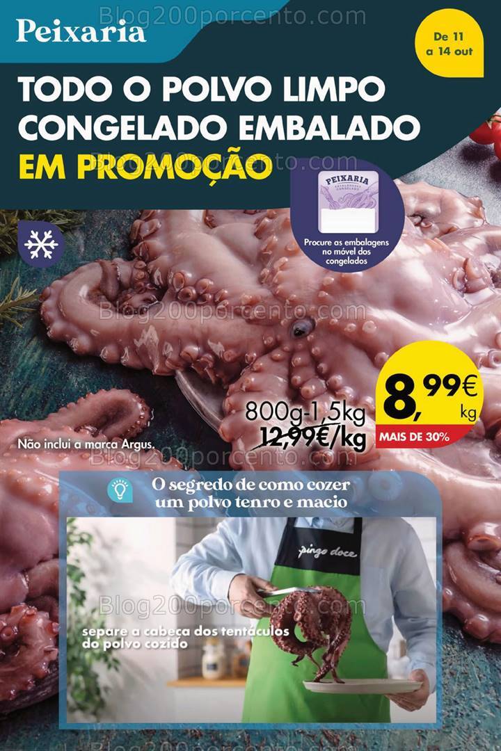 Antevisão Folheto PINGO DOCE Promoções Fim de Semana - 12 a 13 outubro