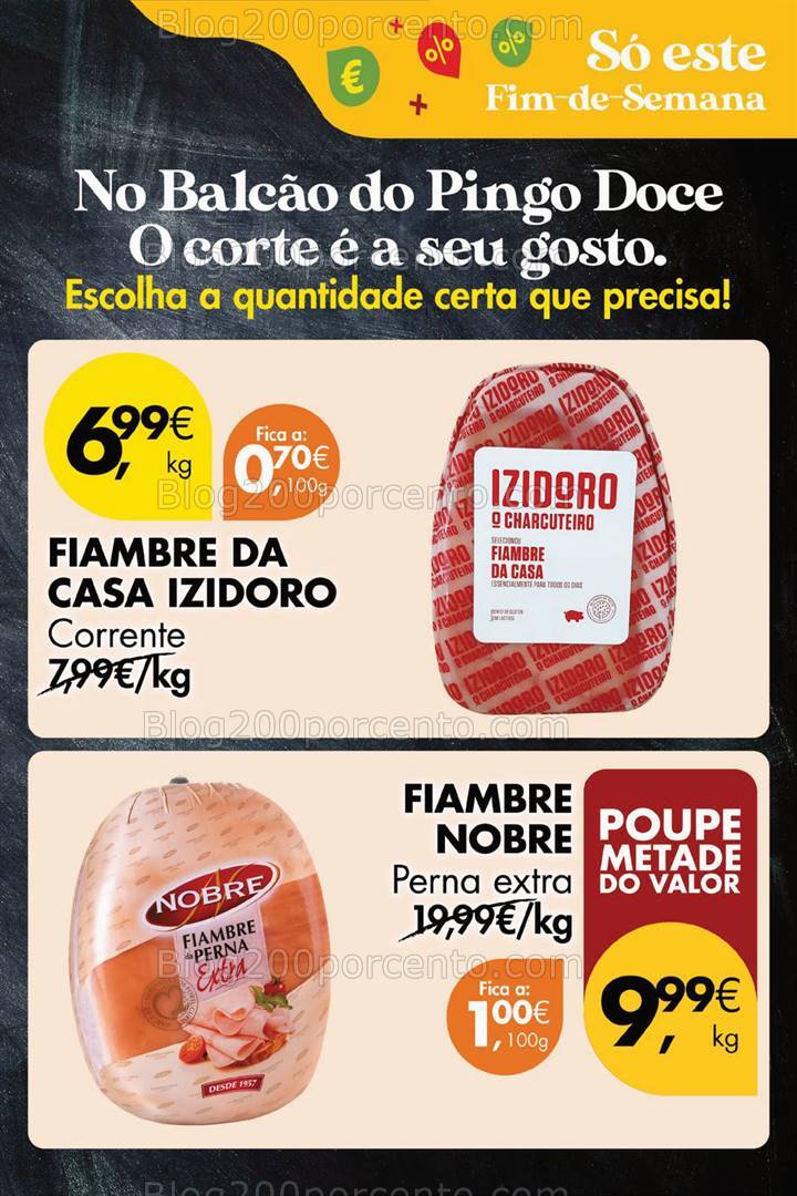 Antevisão Folheto PINGO DOCE Promoções Fim de Semana - 12 a 13 outubro