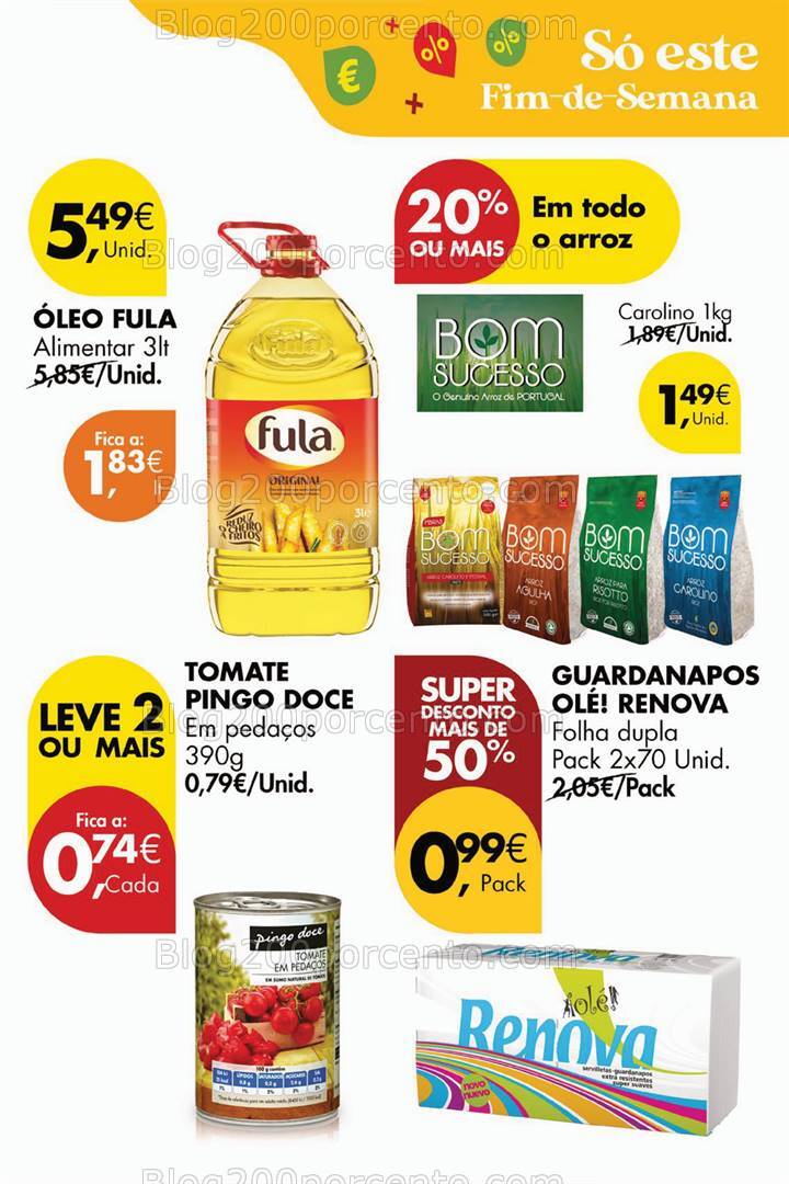 Antevisão Folheto PINGO DOCE Promoções Fim de Semana - 12 a 13 outubro