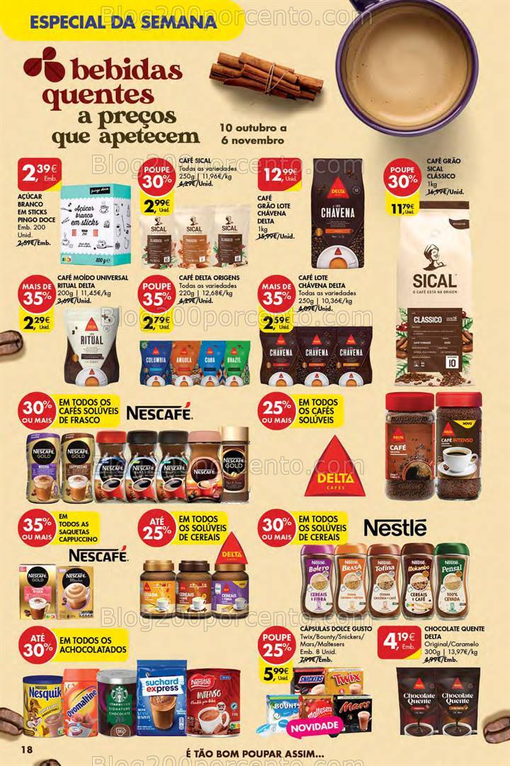Antevisão Folheto PINGO DOCE Açores Promoções de 10 a 16 outubro