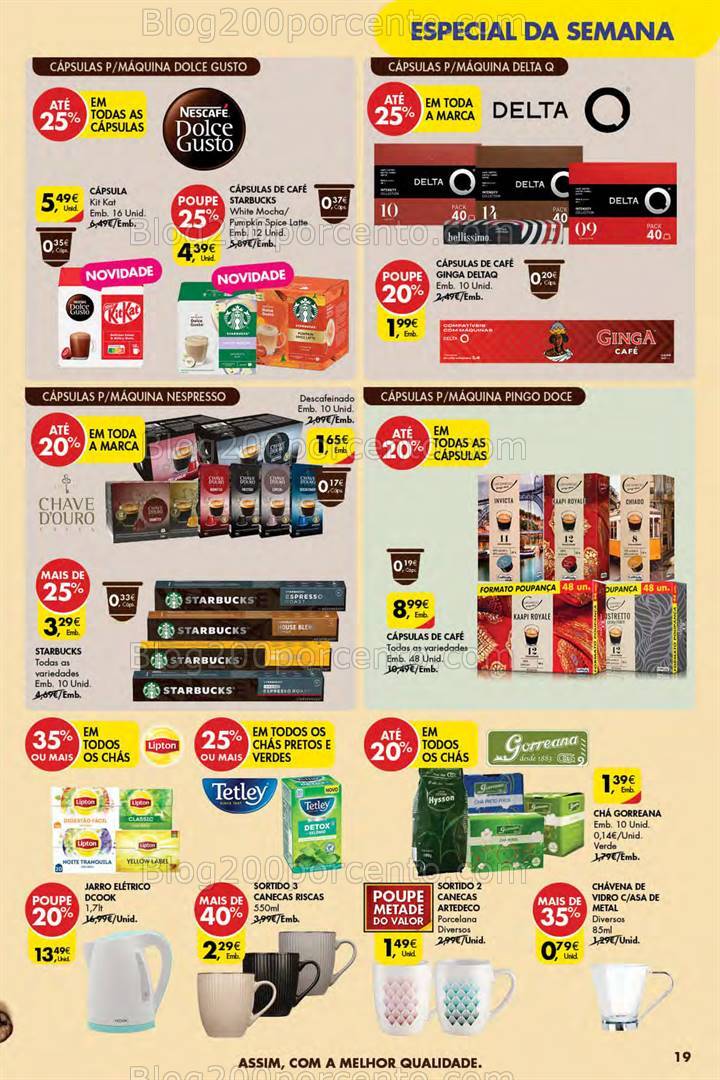 Antevisão Folheto PINGO DOCE Açores Promoções de 10 a 16 outubro