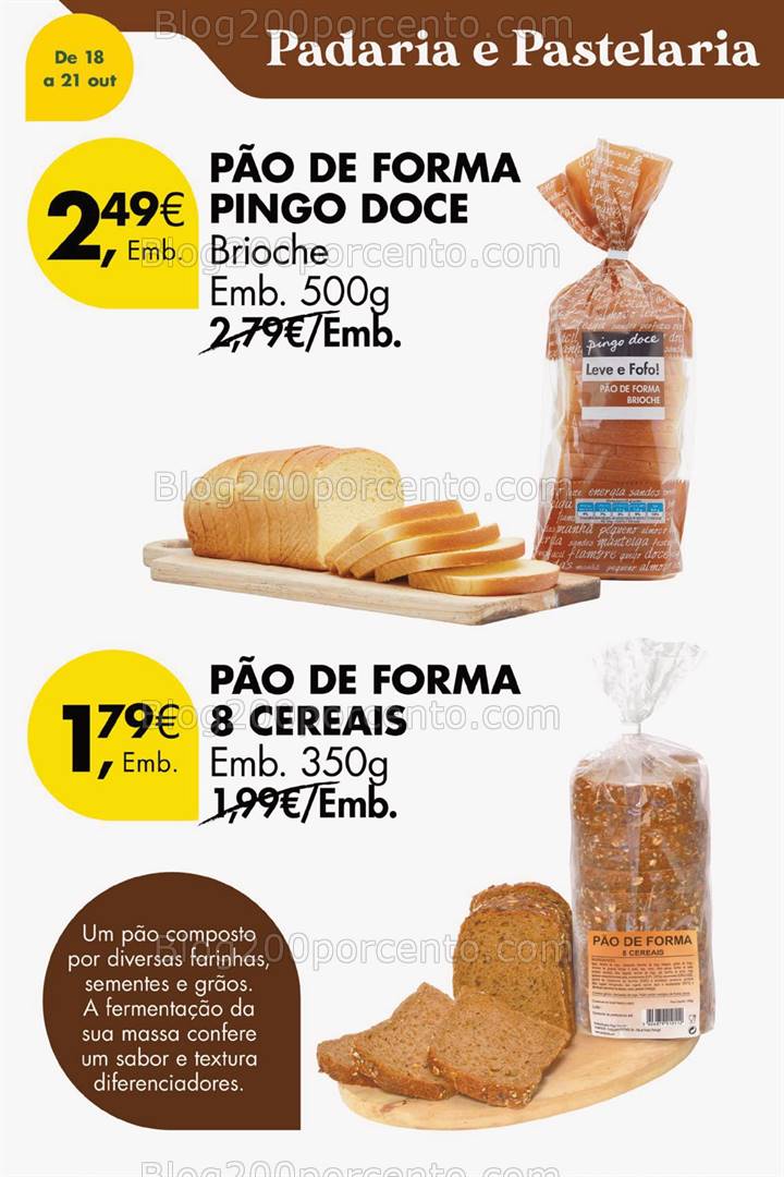 Antevisão Folheto PINGO DOCE Promoções Fim de Semana - 18 a 20 outubro