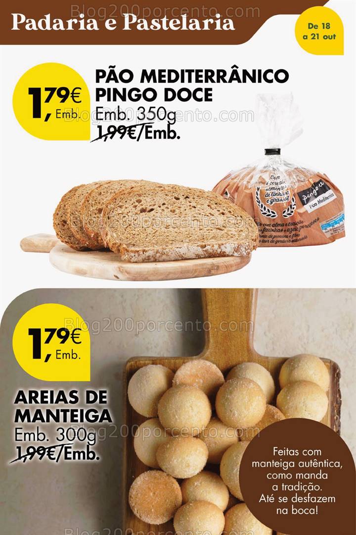 Antevisão Folheto PINGO DOCE Promoções Fim de Semana - 18 a 20 outubro