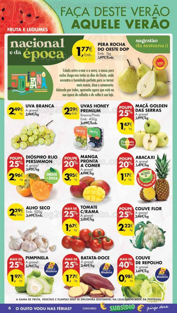 Antevisão Folheto PINGO DOCE Madeira Promoções de 15 a 21 outubro