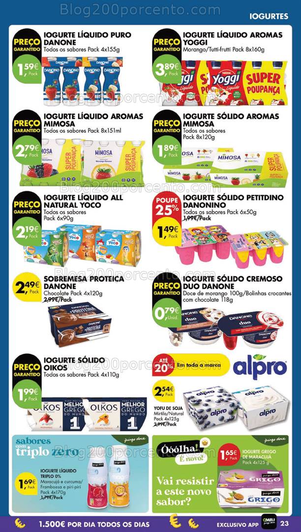 Antevisão Folheto PINGO DOCE lojas Grandes Promoções de 22 a 28 outubro