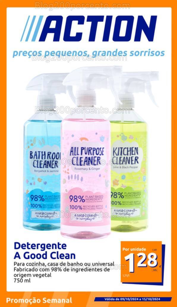 Antevisão Folheto ACTION Promoções de 9 a 15 outubro