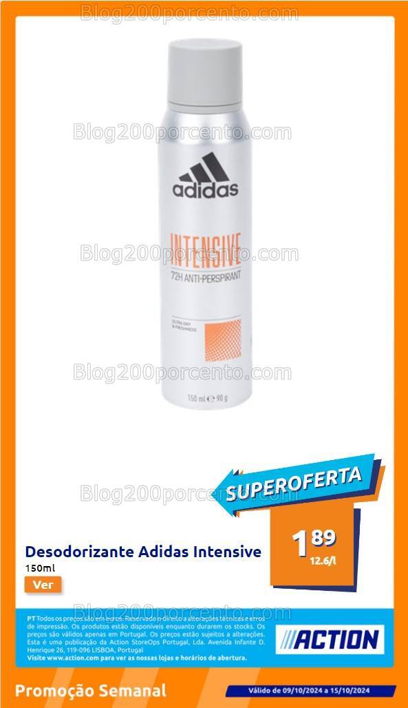 Antevisão Folheto ACTION Promoções de 9 a 15 outubro