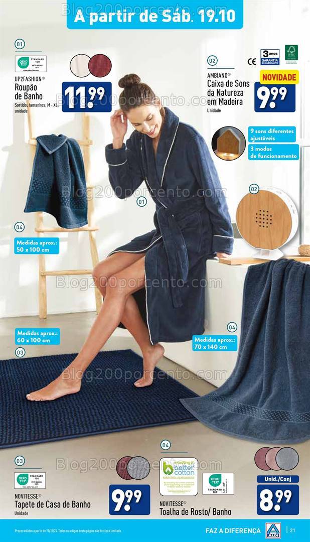 Antevisão Folheto ALDI Bazar Promoções a partir de 19 outubro