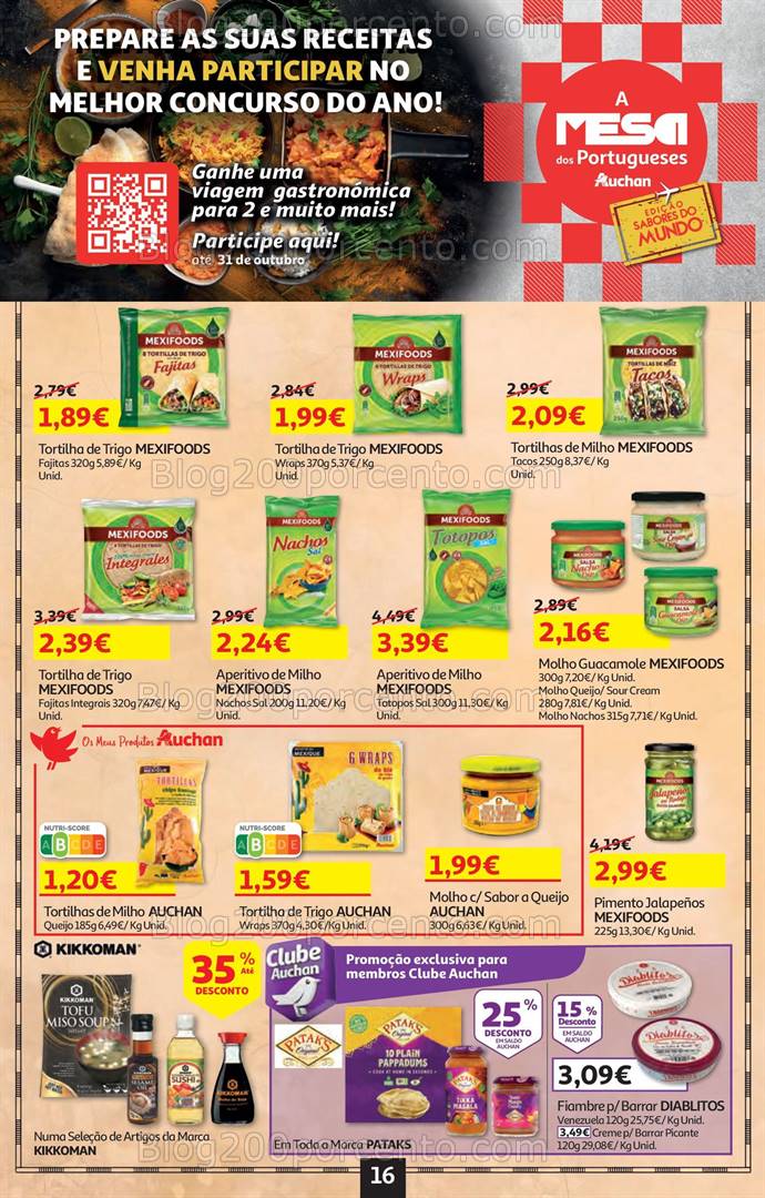 Antevisão Folheto AUCHAN Promoções de 17 a 31 outubro