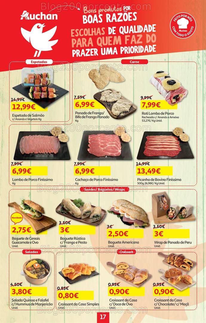 Antevisão Folheto AUCHAN Promoções de 17 a 31 outubro