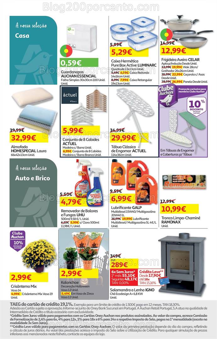 Antevisão Folheto AUCHAN Promoções de 17 a 31 outubro