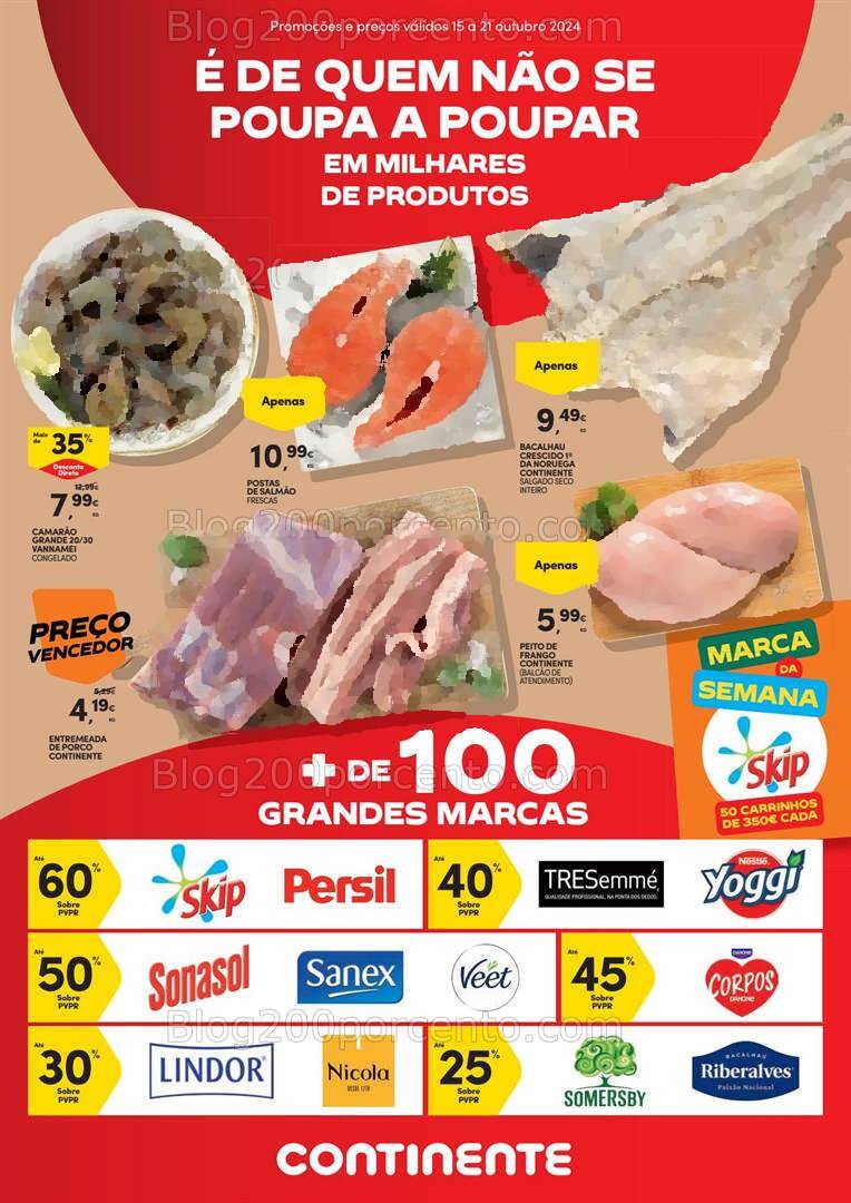 Antevisão Folheto CONTINENTE Promoções de 15 a 21 outubro