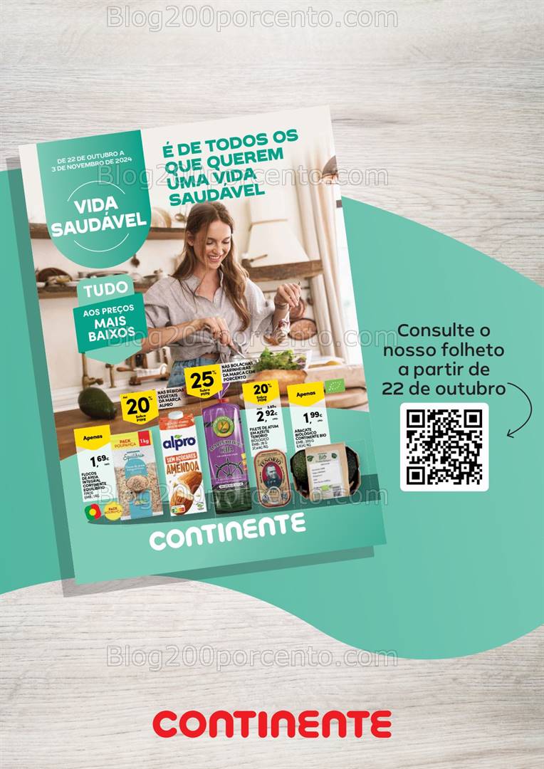 Antevisão Folheto CONTINENTE Promoções de 22 a 28 outubro