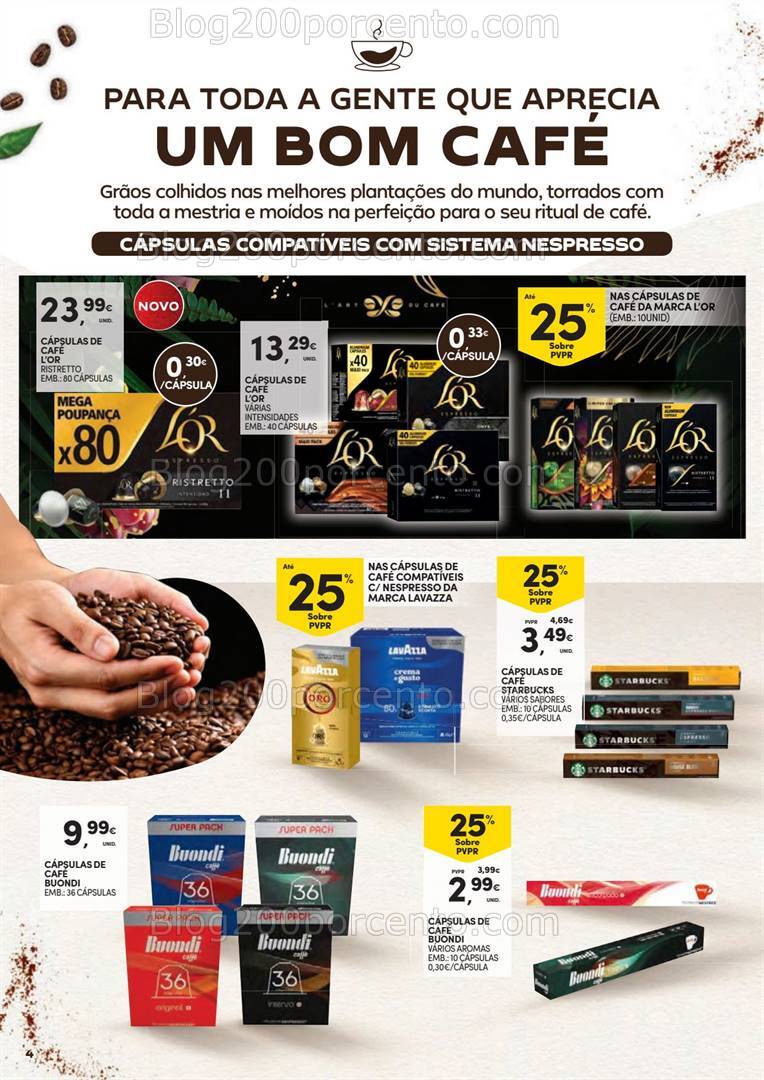 Antevisão Folheto CONTINENTE Especial Cafés Promoções de 15 a 27 outubro