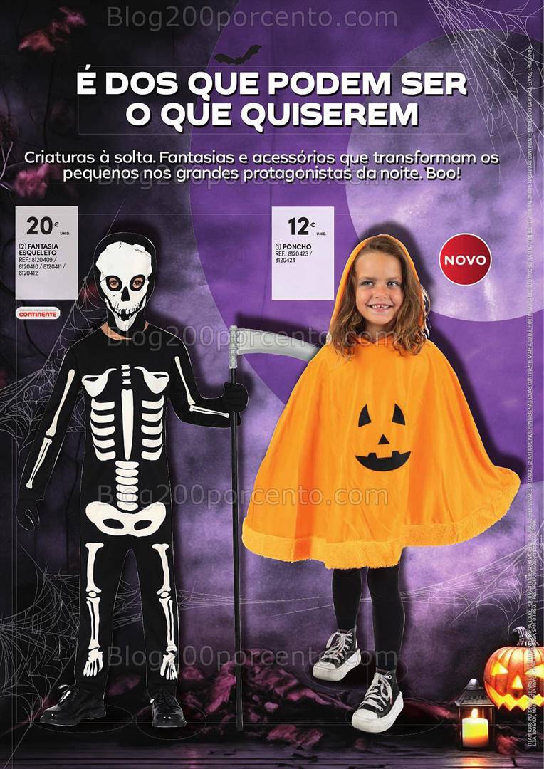 Antevisão Folheto CONTINENTE Halloween Promoções até 31 outubro