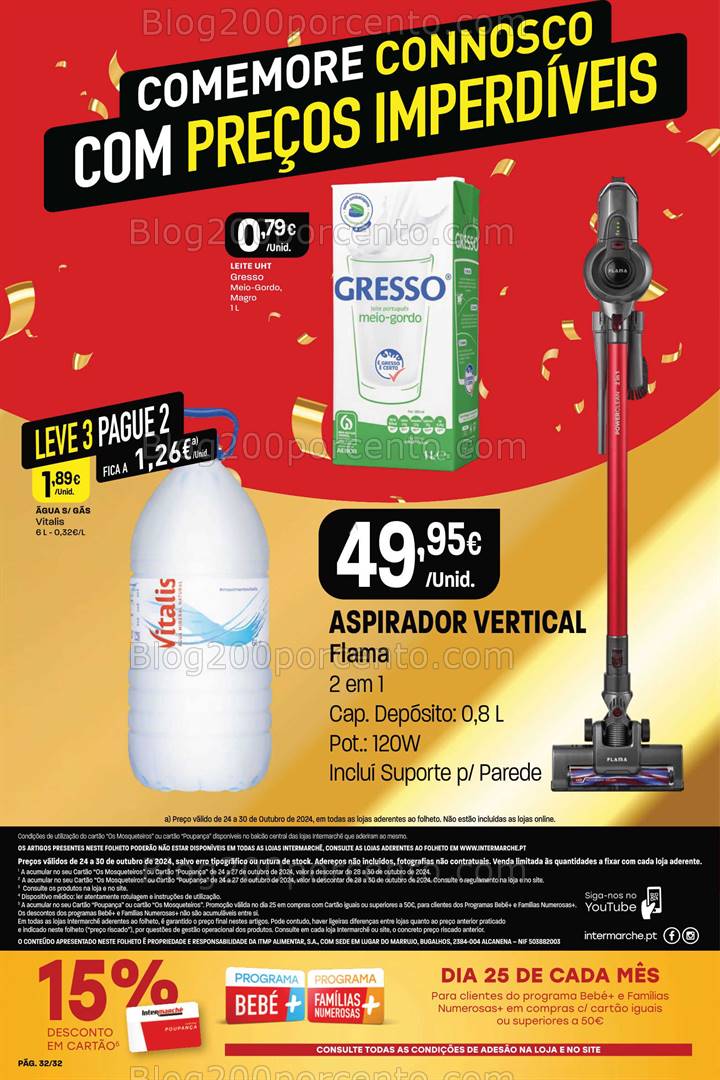 Antevisão Folheto INTERMARCHÉ Aniversário Promoções de 24 a 30 outubro