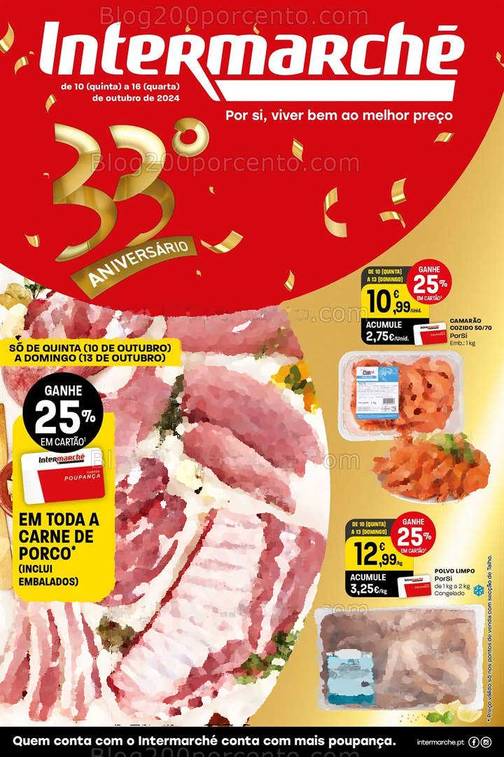 Antevisão Folheto INTERMARCHÉ Contact Promoções de 10 a 18 outubro