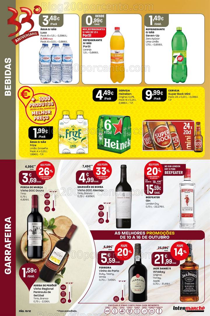 Antevisão Folheto INTERMARCHÉ Mini Promoções de 10 a 18 outubro