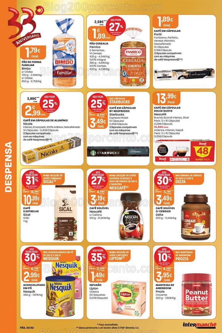 Antevisão Folheto INTERMARCHÉ Promoções de 10 a 16 outubro