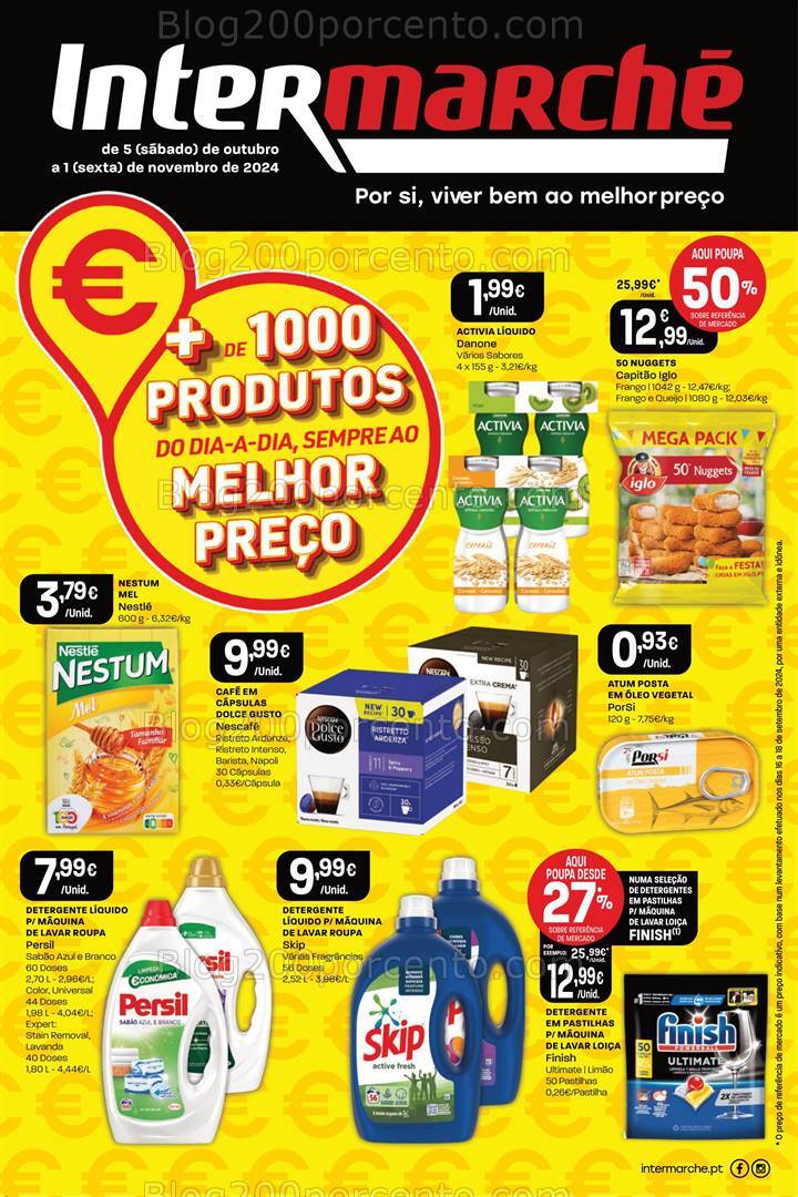 Antevisão Folheto INTERMARCHÉ Especial Poupança - 5 outubro a 1 novembro