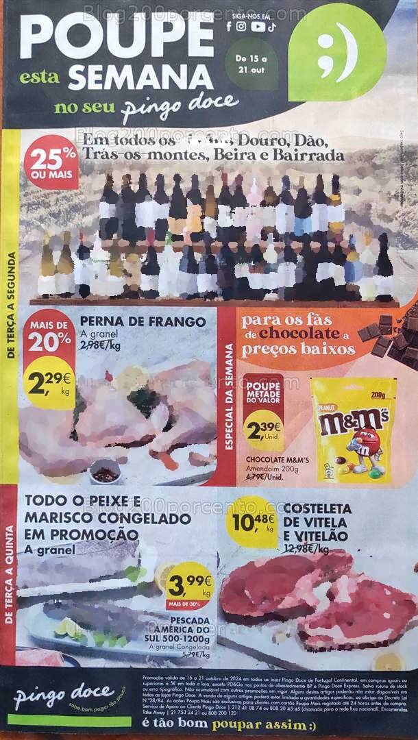 Antevisão Folheto PINGO DOCE Promoções de 15 a 21 outubro