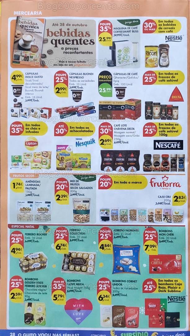 Antevisão Folheto PINGO DOCE Promoções de 15 a 21 outubro