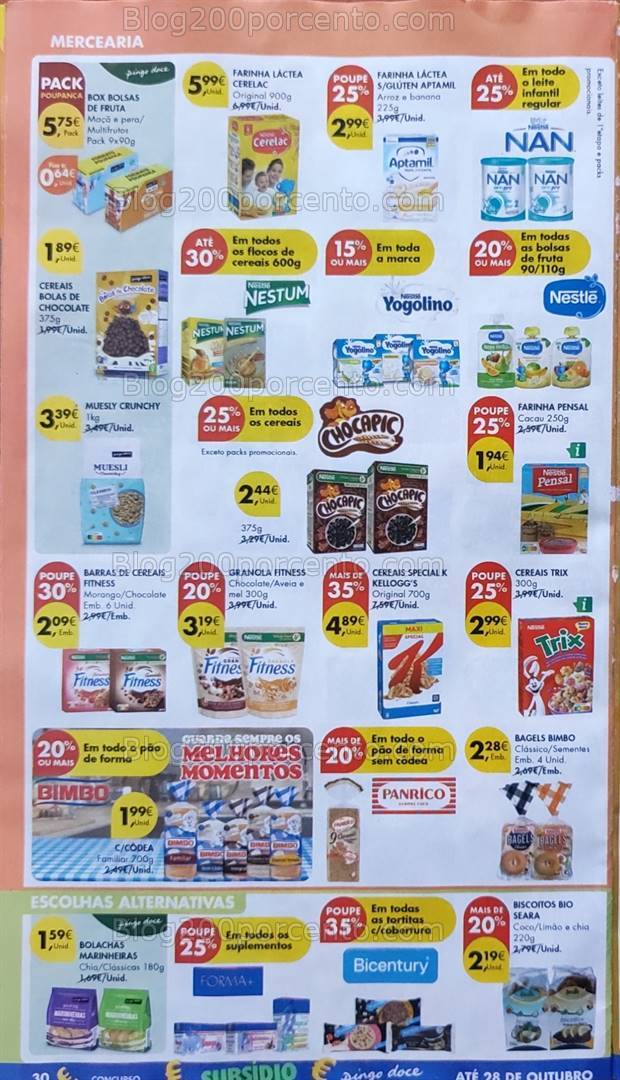 Antevisão Folheto PINGO DOCE Promoções de 15 a 21 outubro