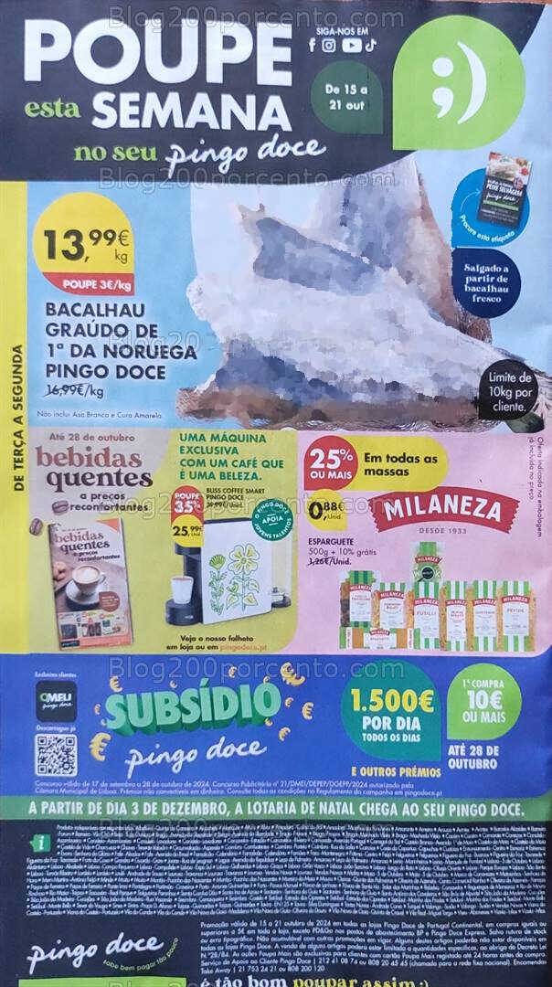 Antevisão Folheto PINGO DOCE Super Promoções de 15 a 21 outubro
