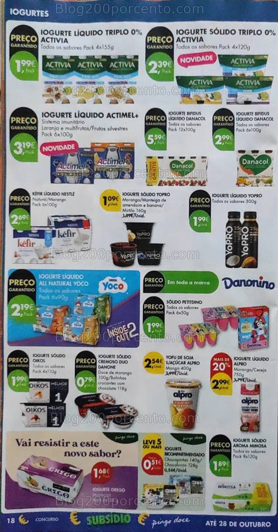 Antevisão Folheto PINGO DOCE Super Promoções de 8 a 14 outubro