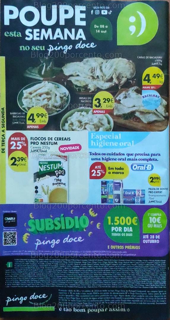 Antevisão Folheto PINGO DOCE Super Promoções de 8 a 14 outubro