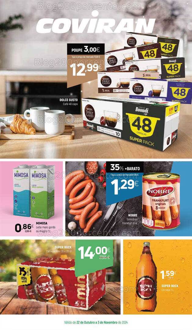 Antevisão Folheto COVIRAN Promoções de 22 outubro a 3 novembro
