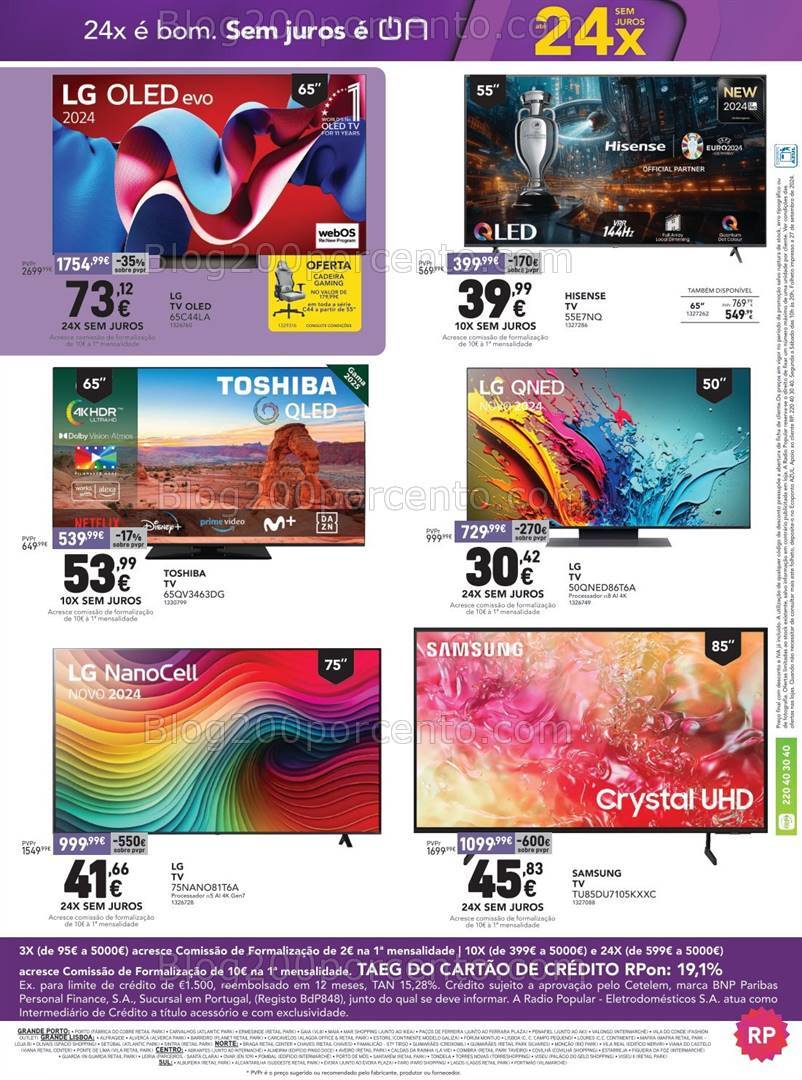 Antevisão Folheto RADIO POPULAR Promoções de 9 a 24 outubro