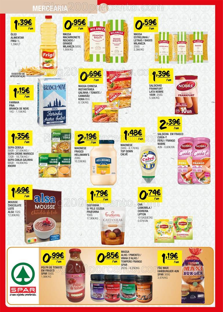 Antevisão Folheto SPAR Promoções de 15 a 27 outubro