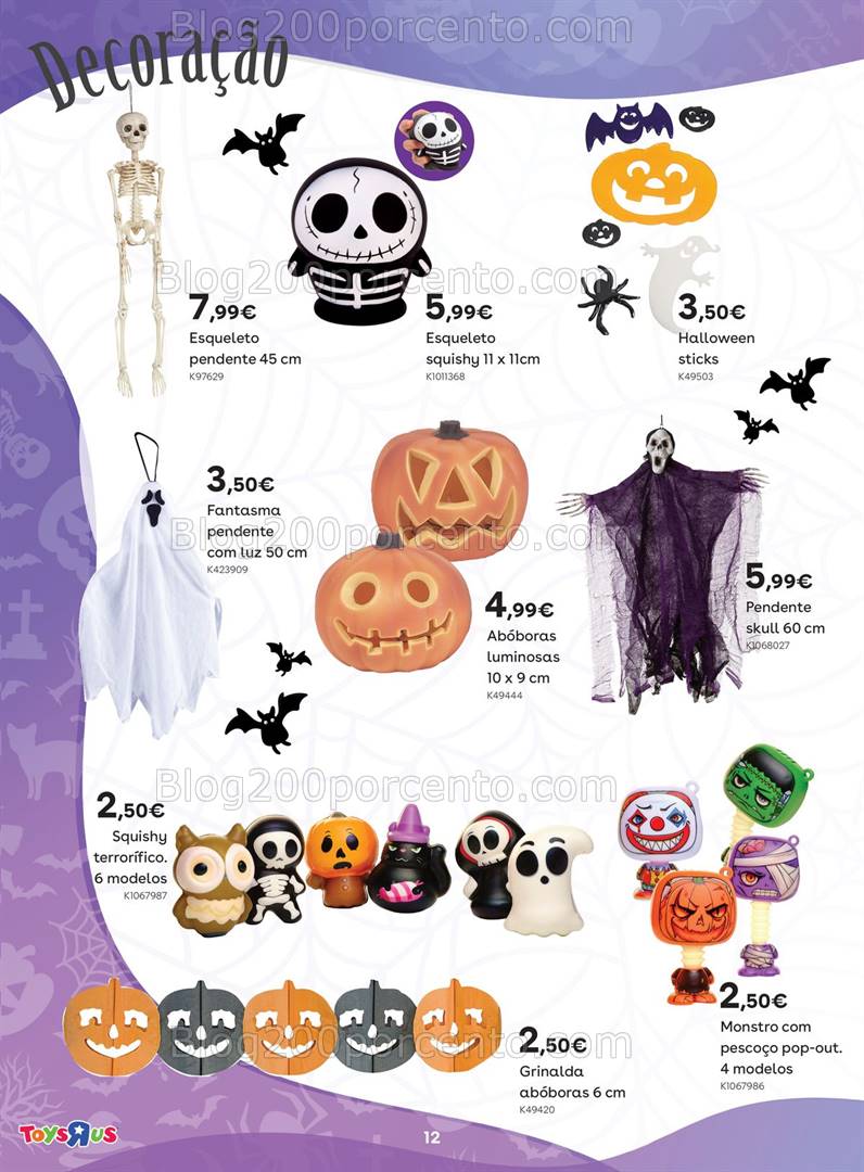 Antevisão Folheto TOYSRUS Halloween Promoções de 1 a 31 outubro