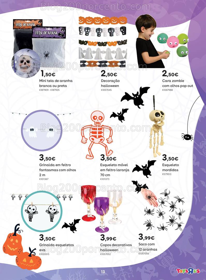 Antevisão Folheto TOYSRUS Halloween Promoções de 1 a 31 outubro