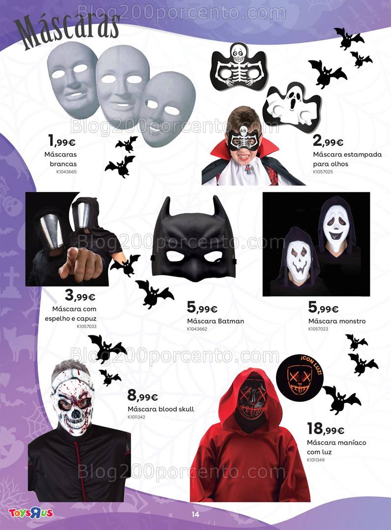 Antevisão Folheto TOYSRUS Halloween Promoções de 1 a 31 outubro