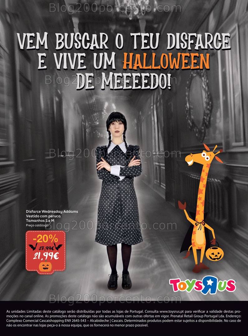 Antevisão Folheto TOYSRUS Halloween Promoções de 1 a 31 outubro