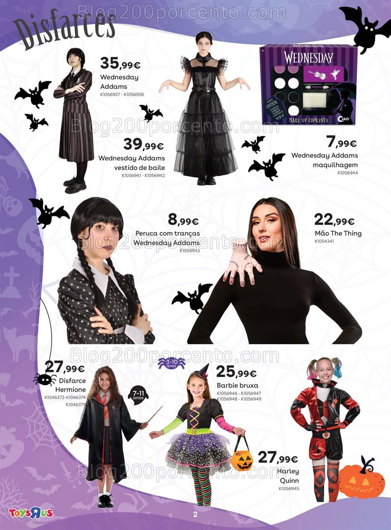 Antevisão Folheto TOYSRUS Halloween Promoções de 1 a 31 outubro