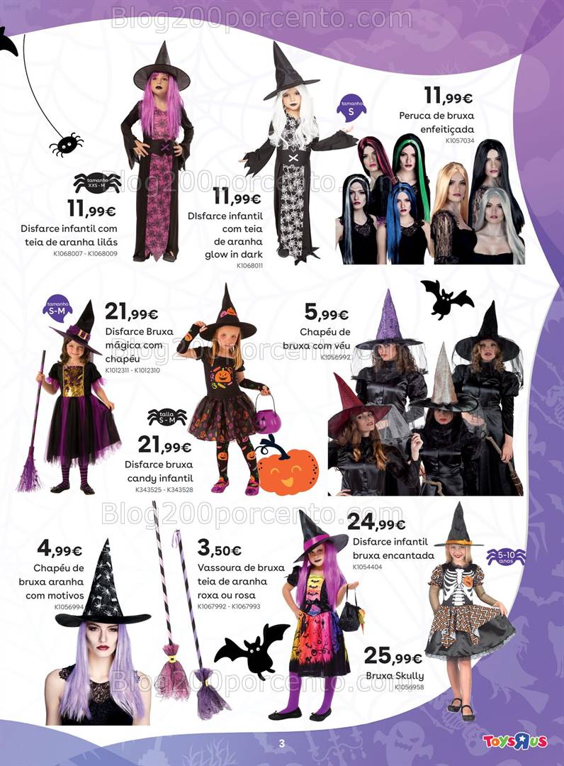 Antevisão Folheto TOYSRUS Halloween Promoções de 1 a 31 outubro