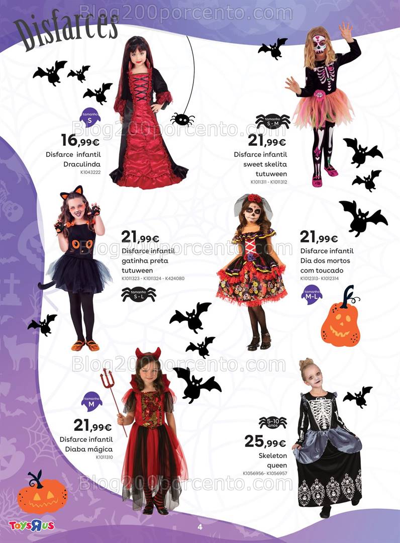 Antevisão Folheto TOYSRUS Halloween Promoções de 1 a 31 outubro