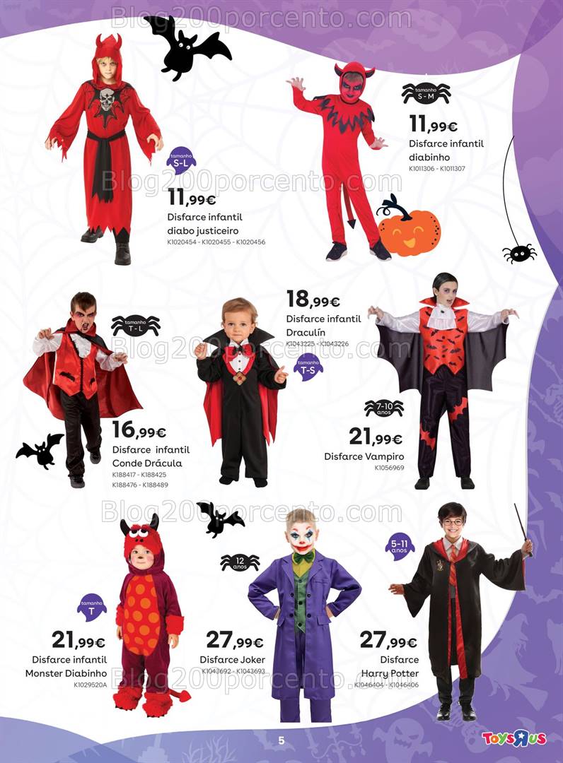 Antevisão Folheto TOYSRUS Halloween Promoções de 1 a 31 outubro