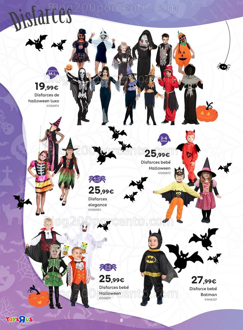 Antevisão Folheto TOYSRUS Halloween Promoções de 1 a 31 outubro