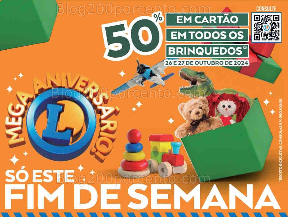 ALERTA - Fim de Semana E-LECLERC 50% de desconto em todos os Brinquedos!