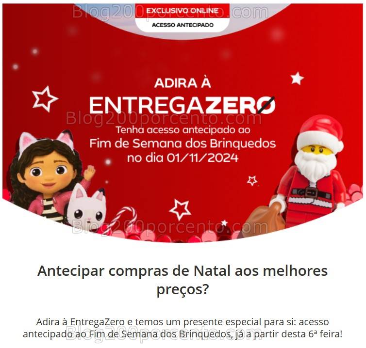 ALERTA - Clientes Entrega Zero CONTINENTE acesso antecipado ao Fim de Semana dos Brinquedos