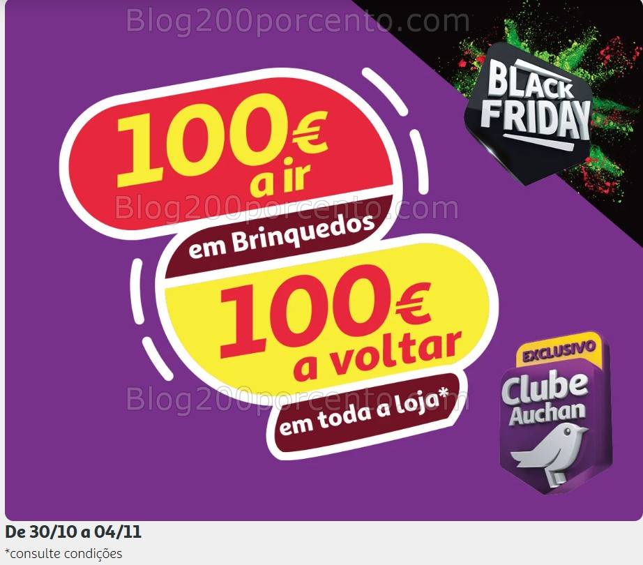 100% de desconto AUCHAN Brinquedos Promoções até 4 novembro