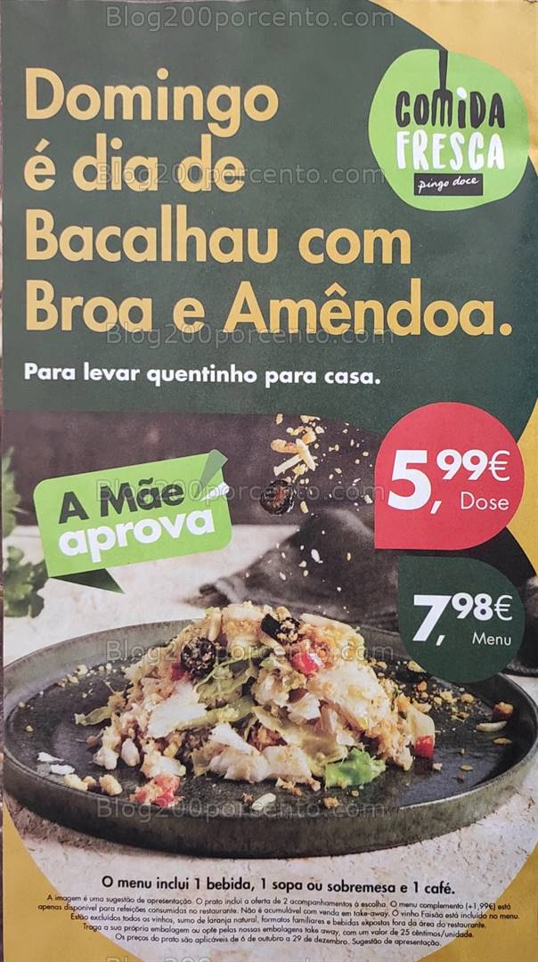 Antevisão Folheto PINGO DOCE Promoções de 29 outubro a 4 novembro