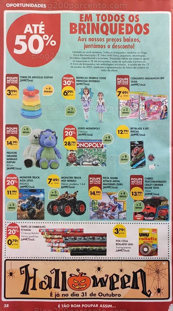Antevisão Folheto PINGO DOCE Promoções de 29 outubro a 4 novembro