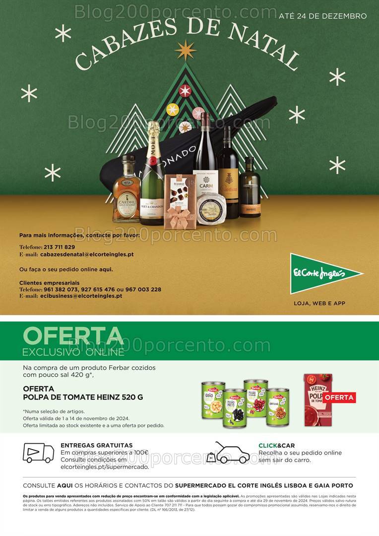 Antevisão Folheto EL CORTE INGLÉS Promoções de 1 a 14 novembro