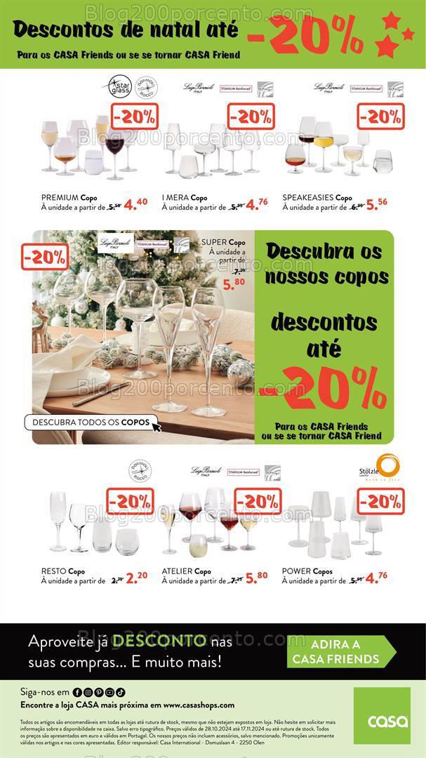 Antevisão Folheto CASA Natal Promoções de 28 outubro a 17 novembro